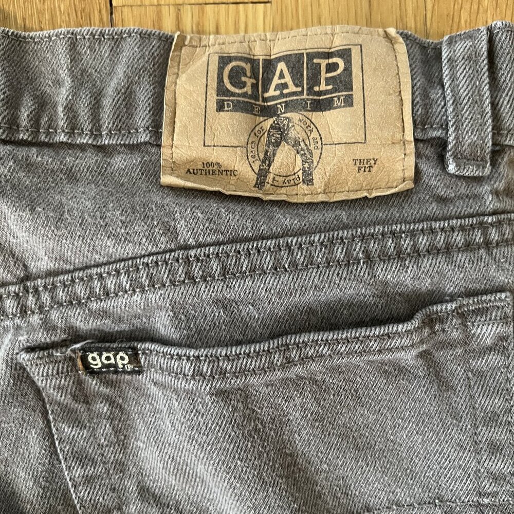 Gap Brownish Grey Straight Leg Jeans